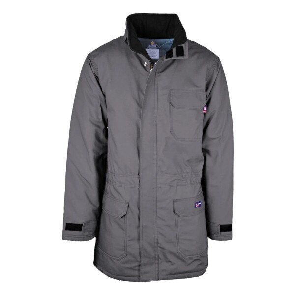 LAPCO Insulated FR Parka with Windshield Technology in Gray